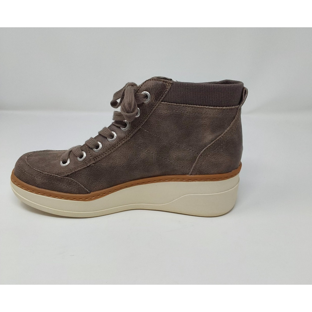 Blowfish Malibu Women’s Brown Wedge Platform Sneakers Zip Lace Up Size 9 - Picture 11 of 12